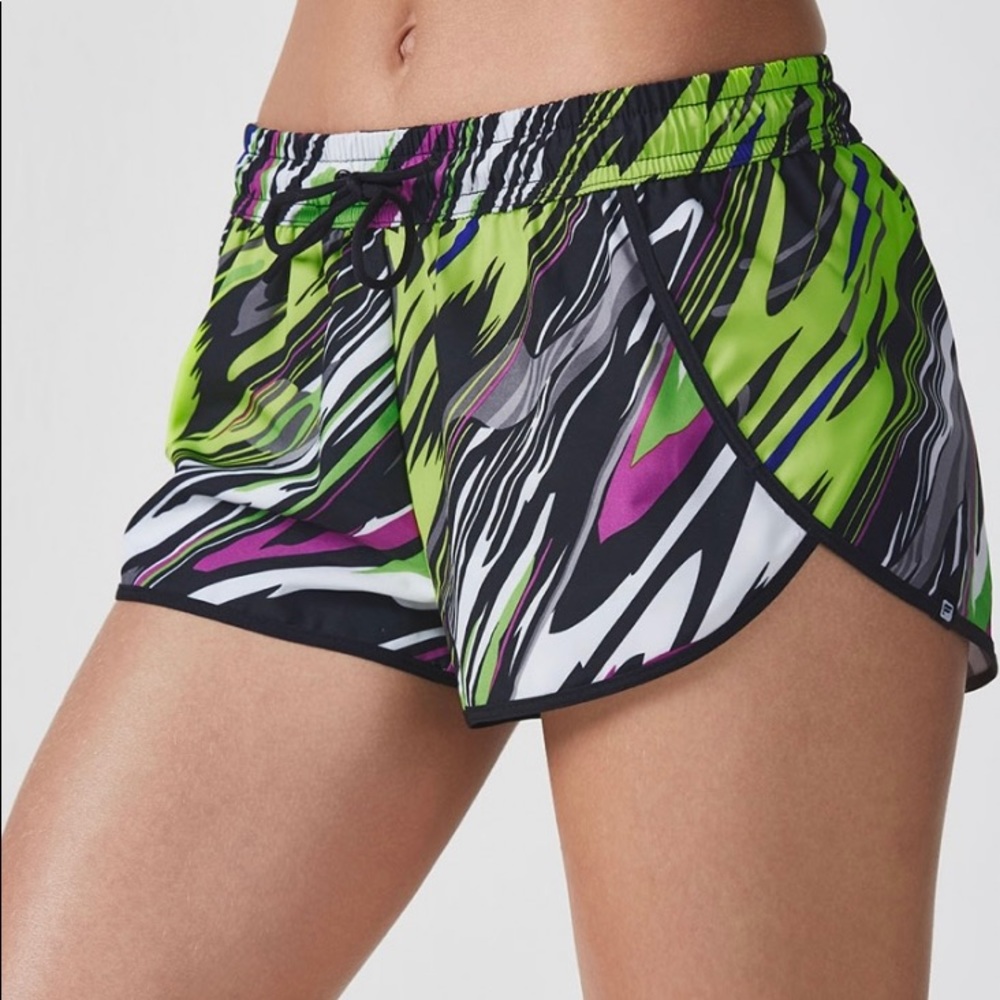 Fabletics Carrie Running Athletic Shorts Multicolor Size Small - Picture 1 of 9